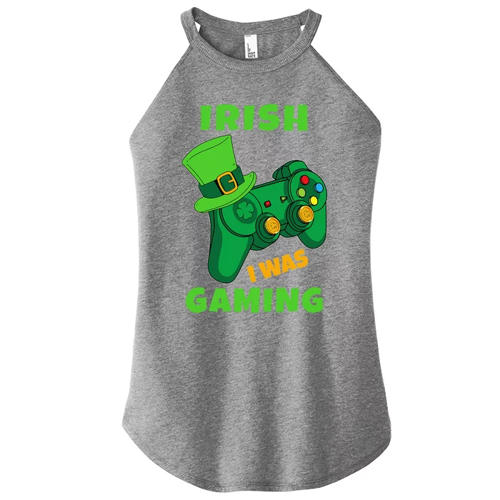 Gamer Irish Games Funny Saint Patrick Day Gamer Gift Women’s Perfect Tri Rocker Tank