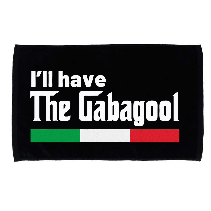 Gabagool Italy Gifts for Italians Capicola NJ New Jersey Microfiber Hand Towel