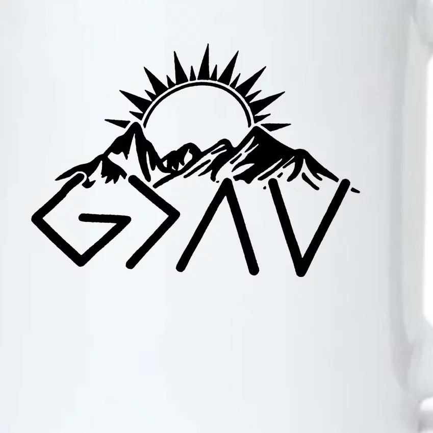 God Is Greater Than High And Lows Shirt Give God Country Music Cowboy Camp Black Color Changing Mug