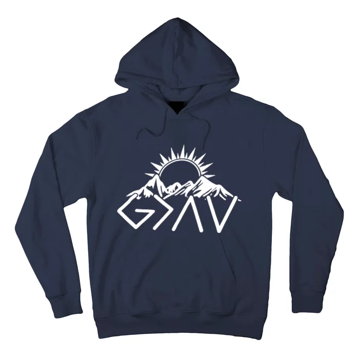 God Is Greater Than High And Lows Shirt Give God Country Music Cowboy Camp Hoodie