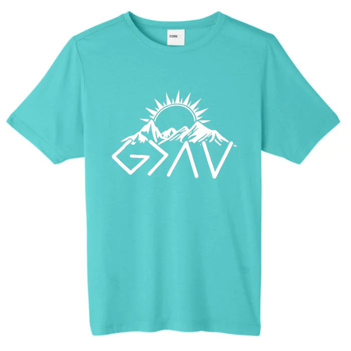 God Is Greater Than High And Lows Shirt Give God Country Music Cowboy Camp ChromaSoft Performance T-Shirt