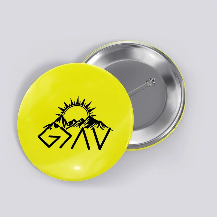 God Is Greater Than High And Lows Shirt Give God Country Music Cowboy Camp Button