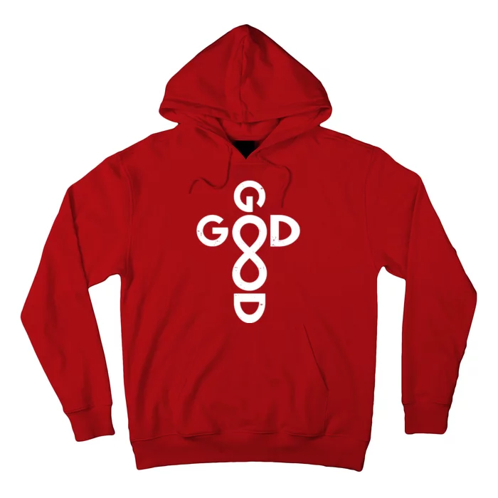 Good Is Good Cross Jesus Logo Hoodie