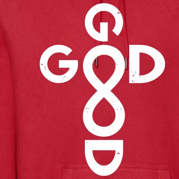 Good Is Good Cross Jesus Logo Premium Hoodie