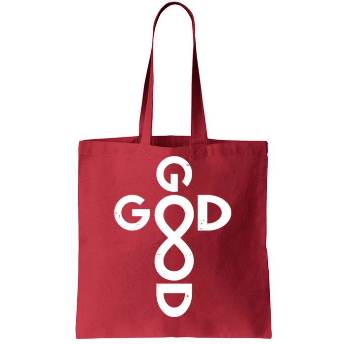 Good Is Good Cross Jesus Logo Tote Bag