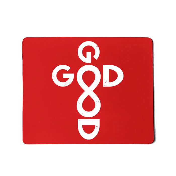 Good Is Good Cross Jesus Logo Mousepad