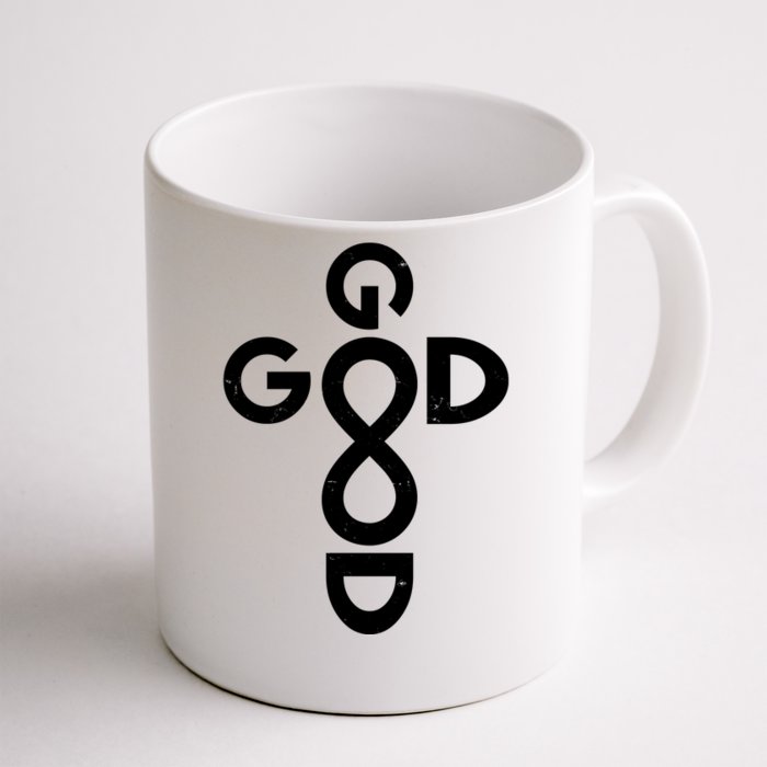 Good Is Good Cross Jesus Logo Front & Back Coffee Mug