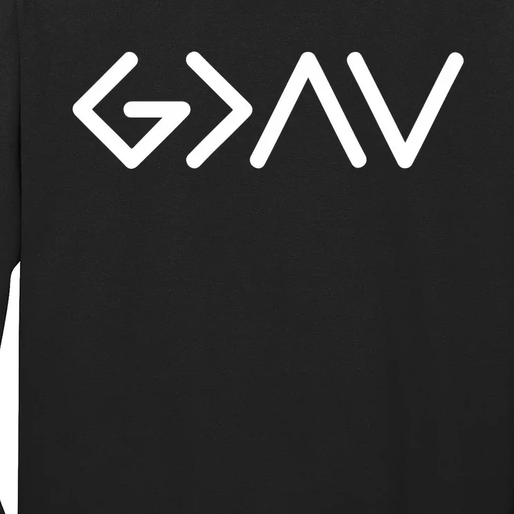 God Is Greater Than The Highs And Lows Long Sleeve Shirt