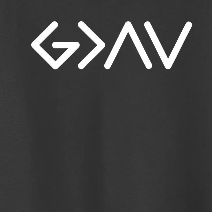 God Is Greater Than The Highs And Lows Toddler T-Shirt