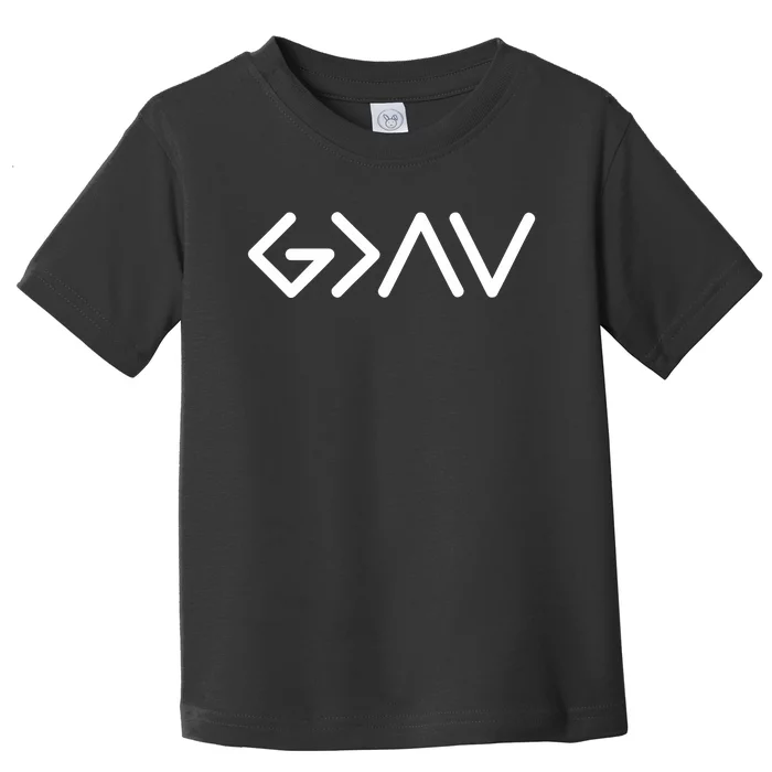 God Is Greater Than The Highs And Lows Toddler T-Shirt