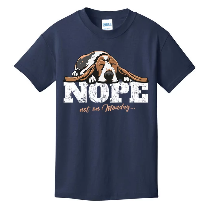 Great Idea Gift Basset Hound Kids T-Shirt