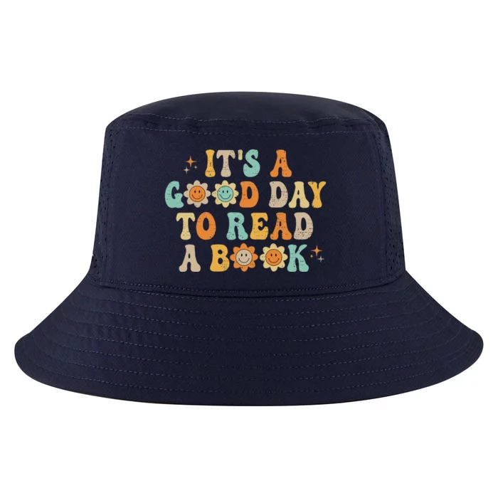 Groovy Its Good Day To Read Book Library Reading Lover Sweatshirt Cool Comfort Performance Bucket Hat