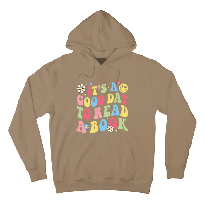 Groovy Its Good Day To Read Book Library Reading Lover Hoodie