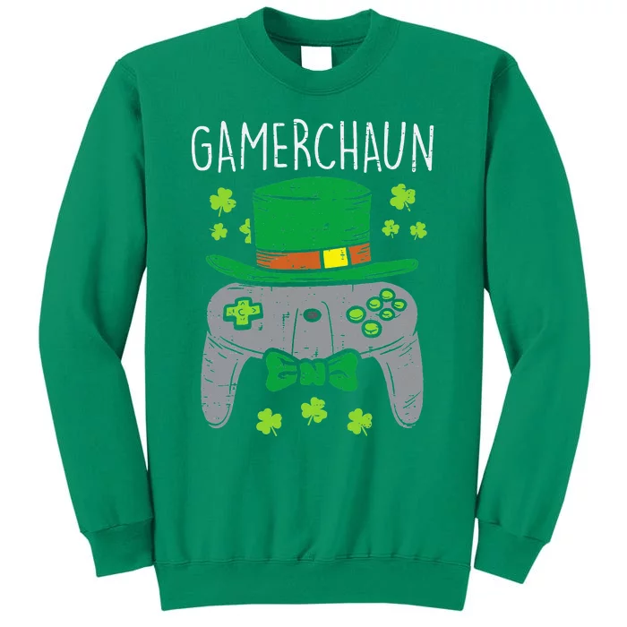 Gamerchaun Irish Gaming St Patricks Day Gift Gamer Sweatshirt