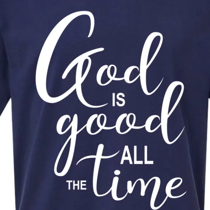 God Is Good International 'S Day Christian Gift Sueded Cloud Jersey T-Shirt