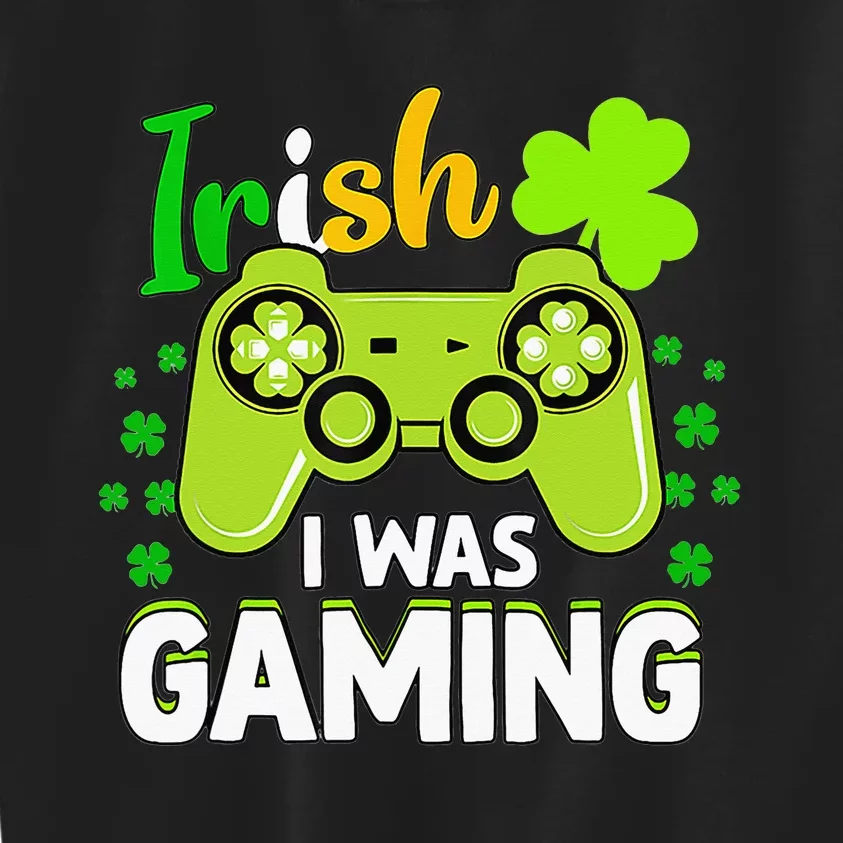 Gamer Irish Games Funny Saint Patrick Day Kids Sweatshirt