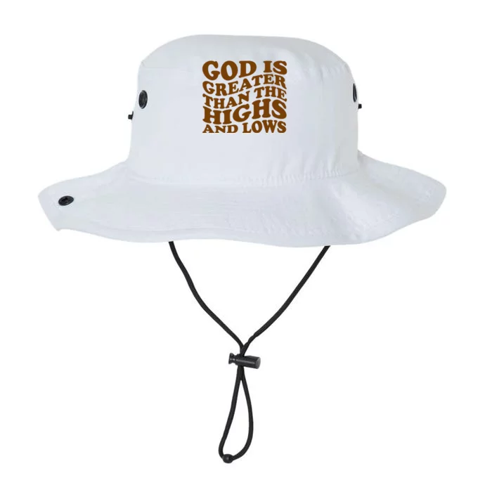 God Is Greater Than The Highs And Lows Legacy Cool Fit Booney Bucket Hat