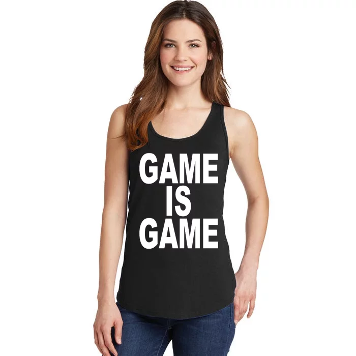 Game Is Game Ladies Essential Tank