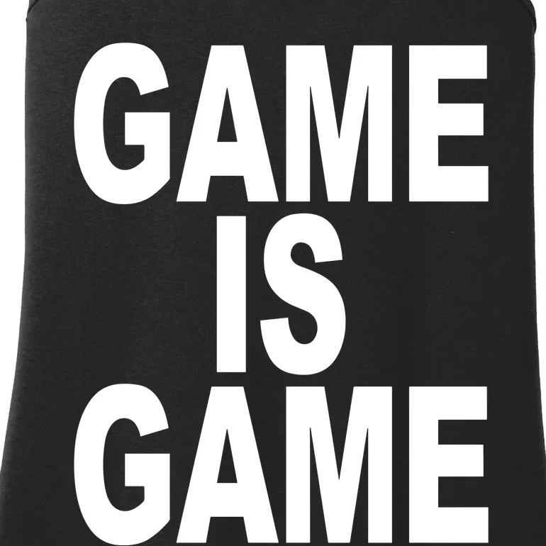 Game Is Game Ladies Essential Tank