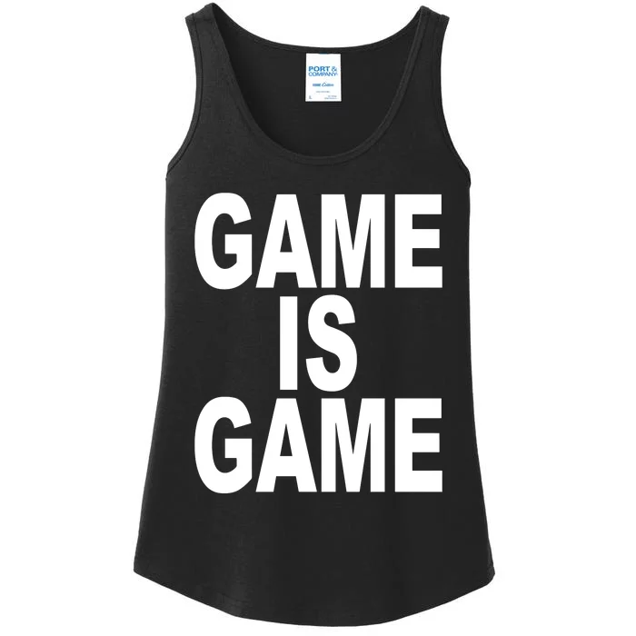 Game Is Game Ladies Essential Tank