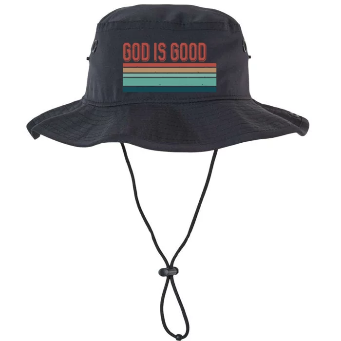 God Is Good All The Time Legacy Cool Fit Booney Bucket Hat