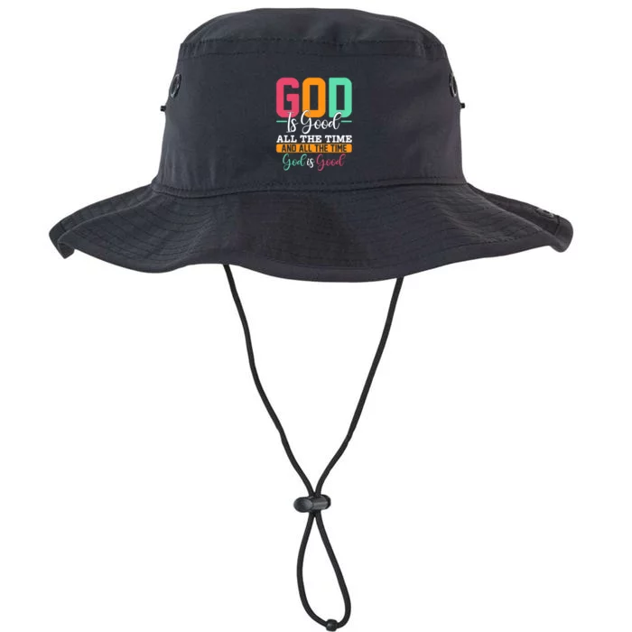 God Is Good Jesus Christian Religion Faith Church Gift Legacy Cool Fit Booney Bucket Hat