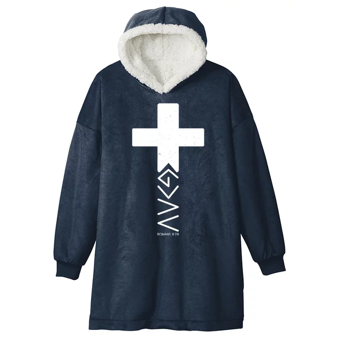 God Is Greater Than Highs And Lows Romans 8 28 Hooded Wearable Blanket