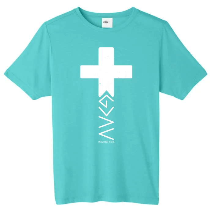 God Is Greater Than Highs And Lows Romans 8 28 ChromaSoft Performance T-Shirt