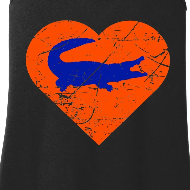 Gators In Heart I Love Gators Ladies Essential Tank