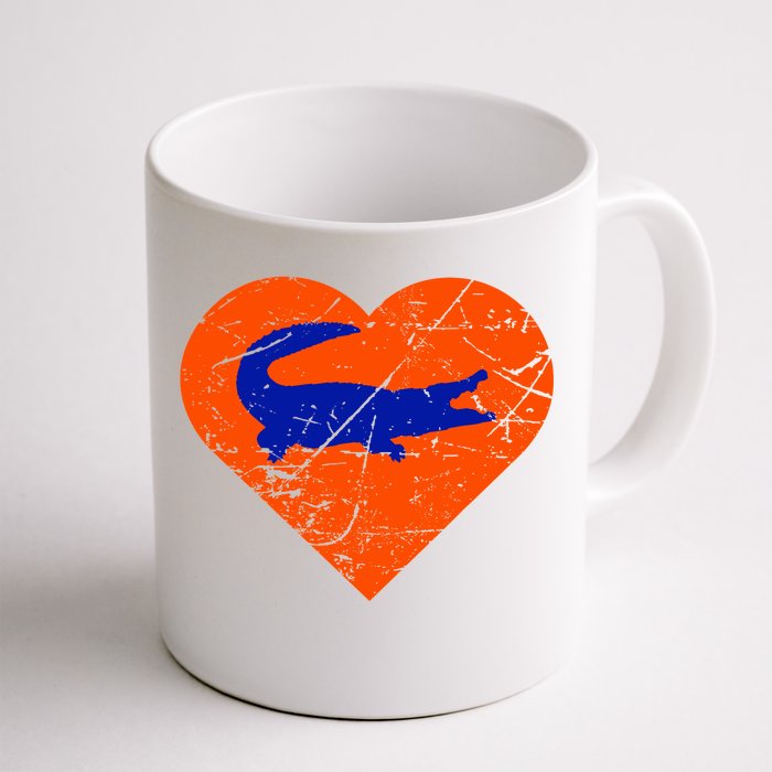 Gators In Heart I Love Gators Front & Back Coffee Mug