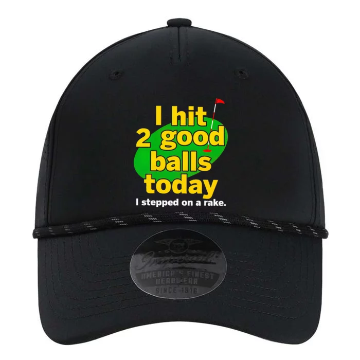 Golf I Hit 2 Good Balls Today I Stepped On A Rake Performance The Dyno Cap