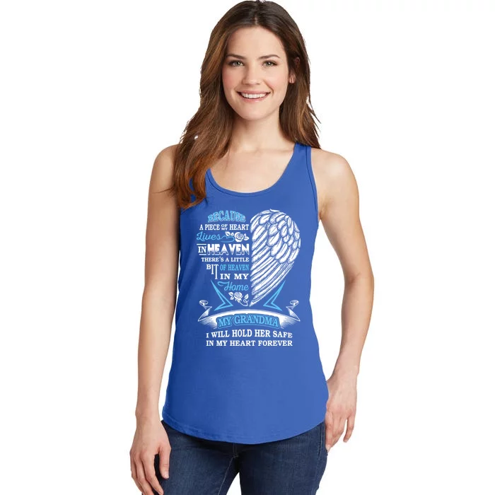 Grandma In Heaven Forever In My Heart In Memory Of Grandma Gift Ladies Essential Tank