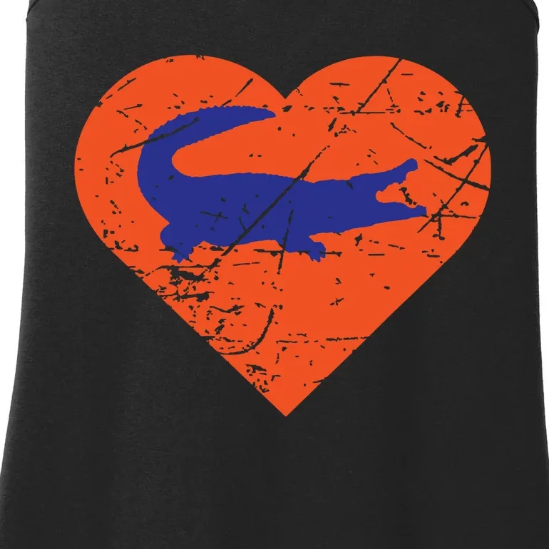 Gators In Heart I Love Gators Ladies Essential Tank