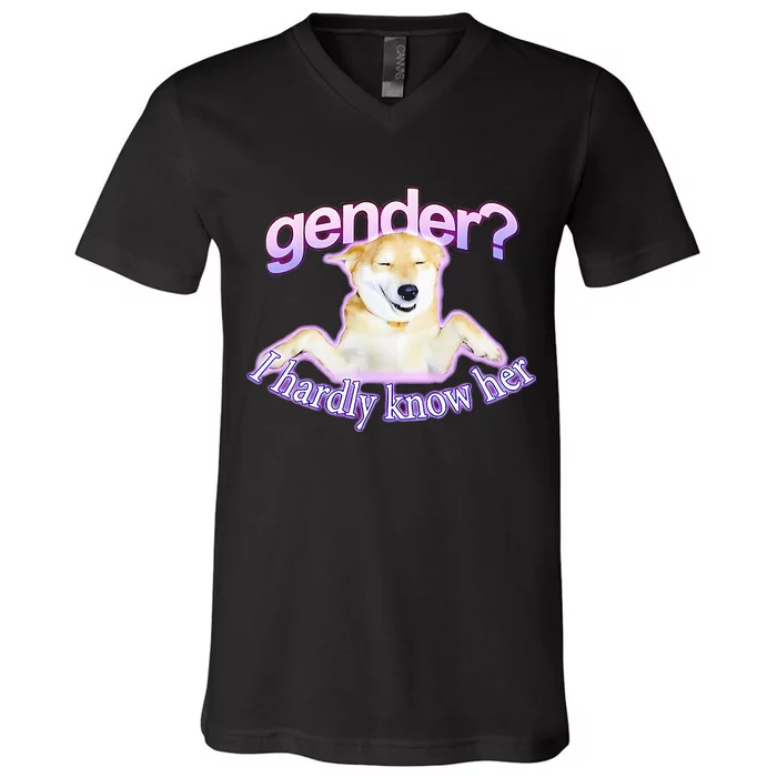 Gender I Hardly Know Her V-Neck T-Shirt