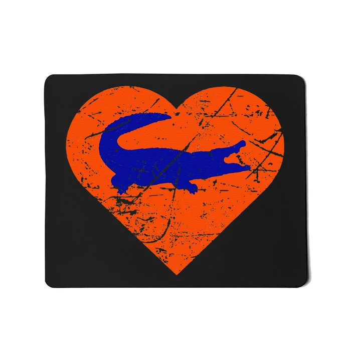 Gators In Heart I Love Gators Mousepad