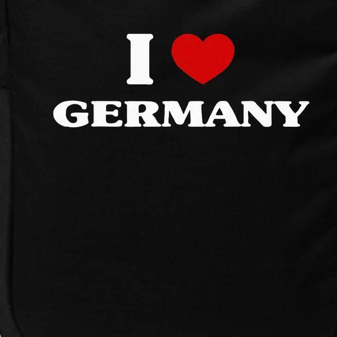 Germany I Heart Germany Souvenir I Love Germany Impact Tech Backpack