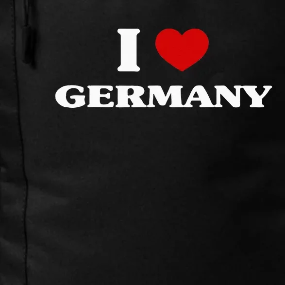 Germany I Heart Germany Souvenir I Love Germany Daily Commute Backpack