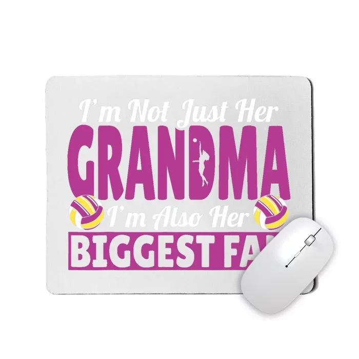 Grandmother Im Her Grandma Im Her Biggest Fan Volleyball Mousepad