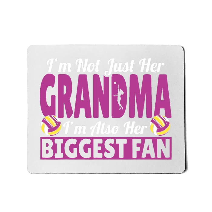 Grandmother Im Her Grandma Im Her Biggest Fan Volleyball Mousepad