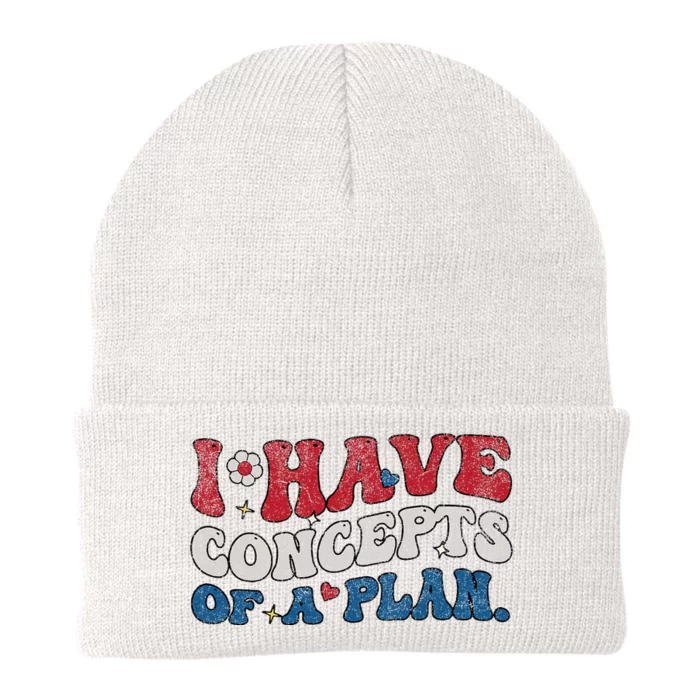 Groovy I Have Concepts Of A Plan Knit Cap Winter Beanie