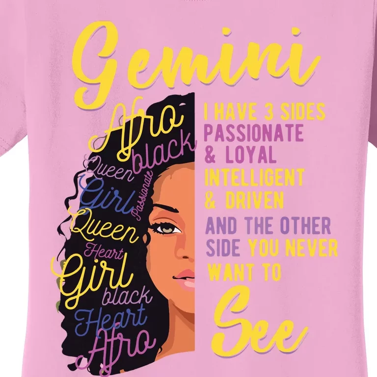 Gemini I Have 3 Sides Zodiac Sign Women's T-Shirt