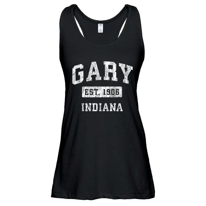 Gary Indiana In Vintage Established Sports Ladies Essential Flowy Tank