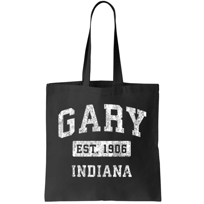 Gary Indiana In Vintage Established Sports Tote Bag