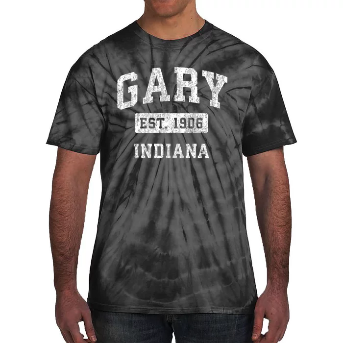 Gary Indiana In Vintage Established Sports Tie-Dye T-Shirt