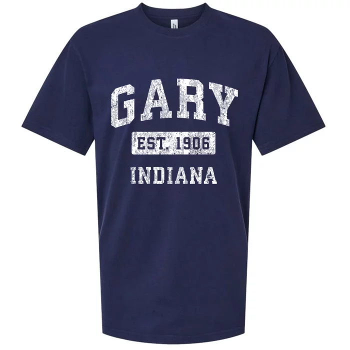 Gary Indiana In Vintage Established Sports Design Sueded Cloud Jersey T-Shirt