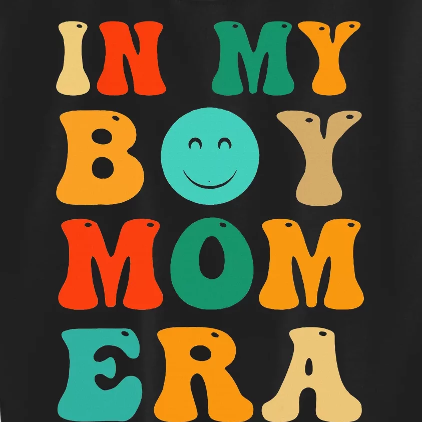 Groovy I'm In My Mama Era Cute Mom Kids Sweatshirt