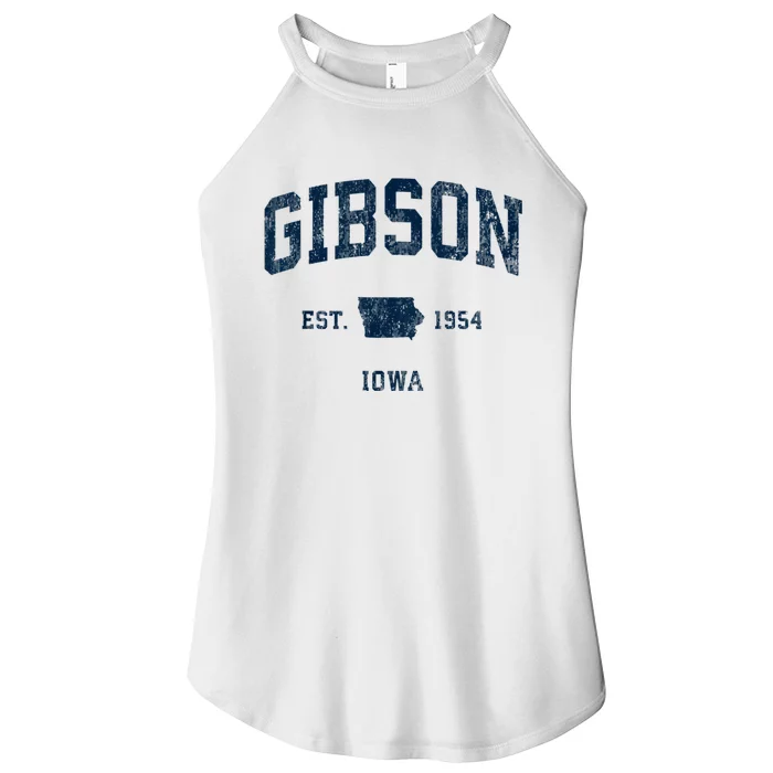 Gibson Iowa Ia Vintage Athletic Sports Women’s Perfect Tri Rocker Tank