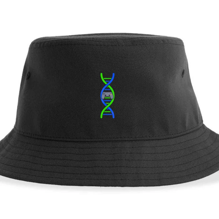 Gaming ItS In My Dna Gamer Sustainable Bucket Hat