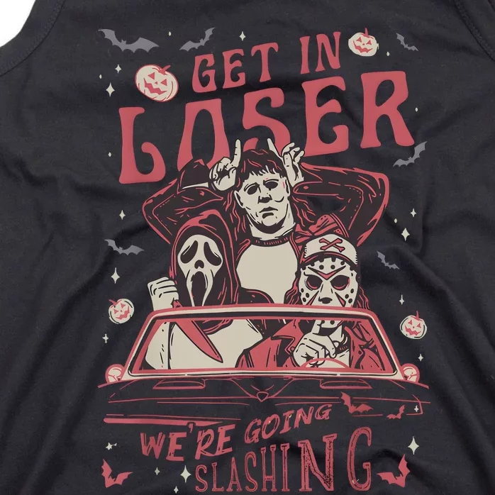 Get In Loser We Are Going Slashing Graphic Tank Top