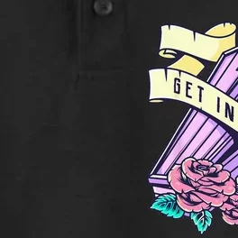 Get In Loser Coffin Pastel Goth Kawaii Halloween Aesthetic Dry Zone Grid Performance Polo